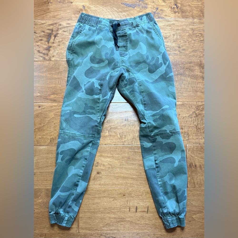 Brooklyn Cloth Camo Jogger Pants Men’s S. Green Camouflage Streetwear UNISEX